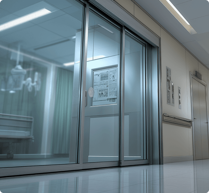 출입통제 시스템 병문안 출입통제 이미지