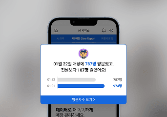 우리 매장에 하루에 몇 명이 방문하는지, 어떤 고객층이 많은지 알고 싶어요