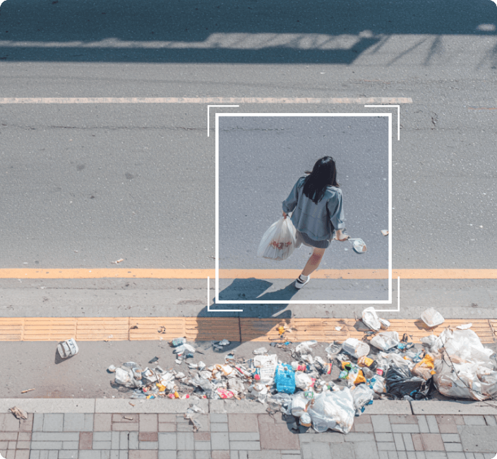 설정 구역 내 침입 AI 자동 감지