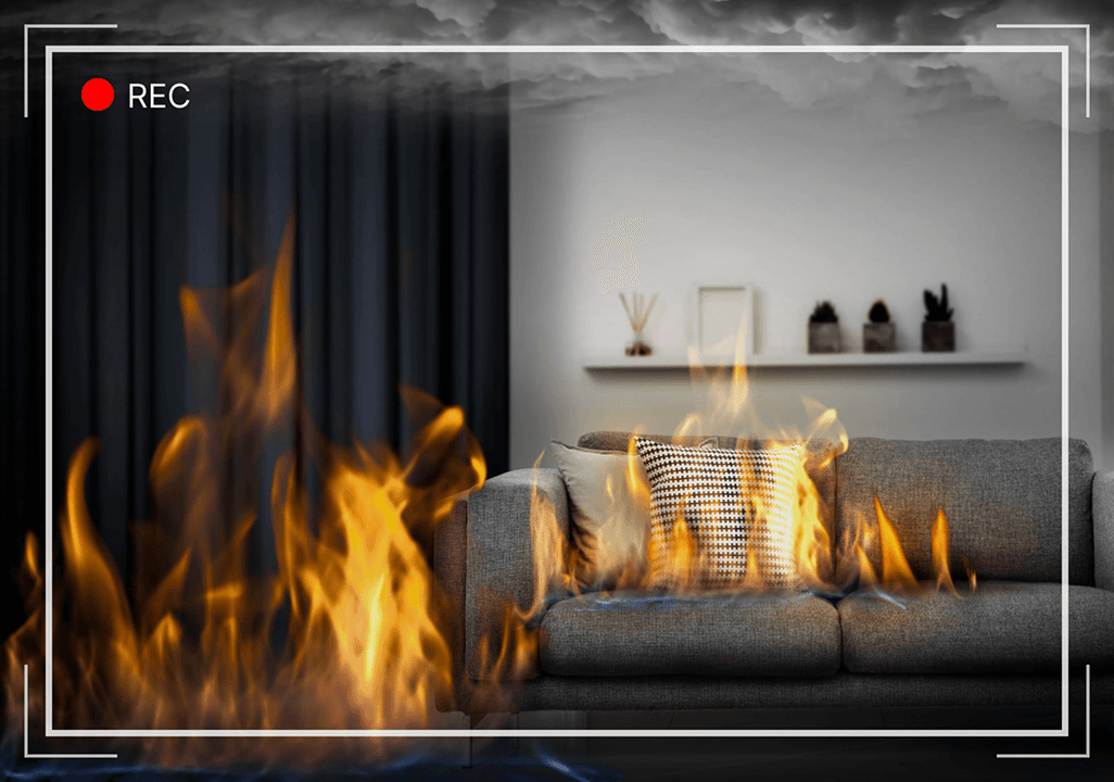 화재 감지를 영상으로 확인
할 수 있을까요?