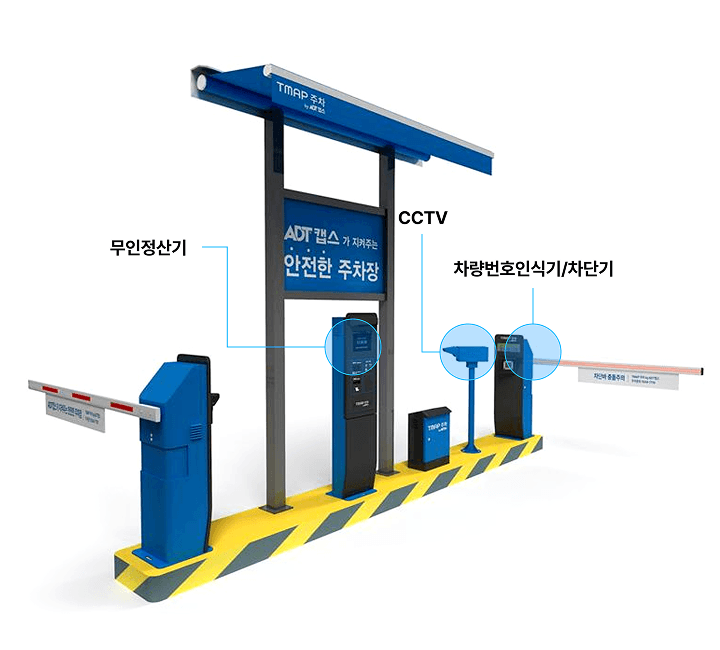 24시간 효율적인 무인 주차장 운영
