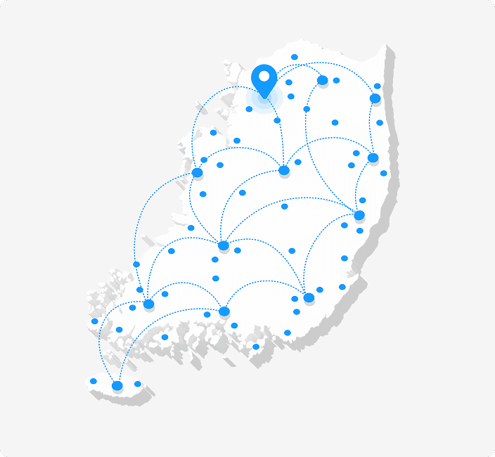 전국 지사망으로 어디서나 빠른 출동과 긴밀한 사후관리